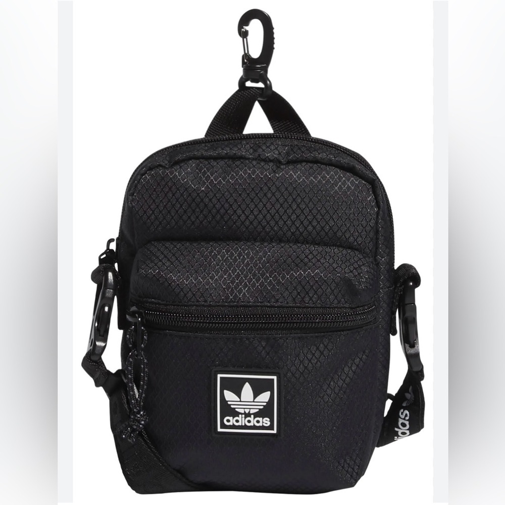 Adidas Black Logo Originals OG Fest Unisex Adult Mini Backpack